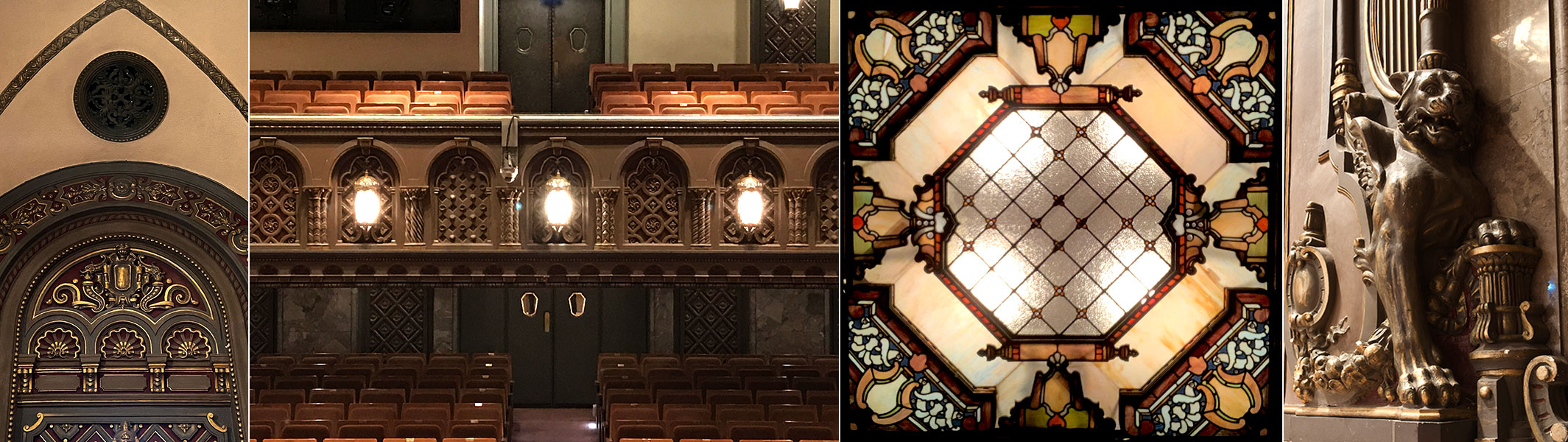 歴史あるレリーフやステンドグラスが美しい三越劇場